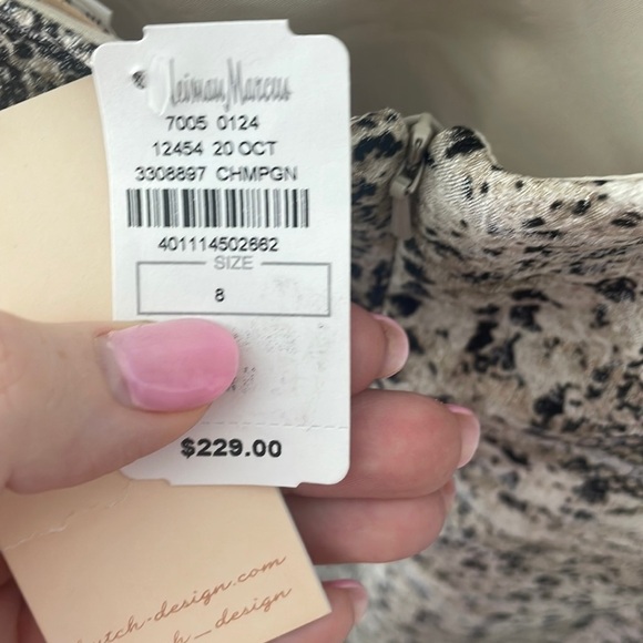 NWT Hutch Etta Ruffle Hem Pencil Print Dress - Picture 12 of 16